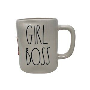 Rae Dunn GIRL BOSS Mug Original Ceramic Stoneware 16 oz Coffee Cup RD Kitchen